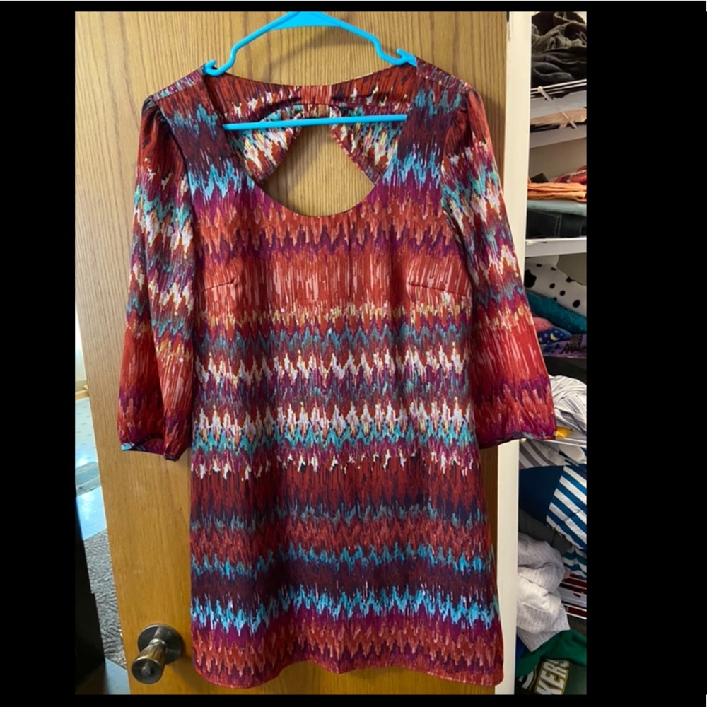 Lily Rose multicolor sz M mini dress